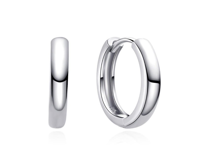 Stříbrné náušnice kroužky 20mm